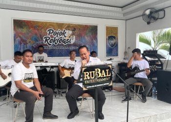 Kolaborasi Petugas dan Warga Binaan Rutan Kelas I Bandar Lampung Tampilkan Musik Hiburan di Tengah Pelayanan Kunjungan