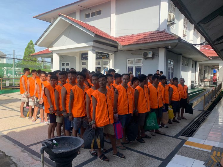 Rutan Kelas I Bandar Lampung Lakukan Mutasi 70 Warga Binaan ke Lapas Narkotika untuk Kurangi Over Kapasitas