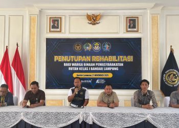 Rehabilitasi WBP 2025 Resmi Ditutup: Rutan Bandar Lampung Apresiasi Semangat Perubahan Peserta