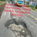 Lubang Bahu Jalinbar Sumatra Kembali Makan Korban, Wartawan Terjatuh di Sukamerindu