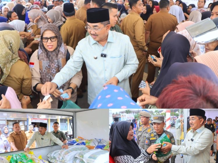 Bupati Anwar Sadat Kembali Gelar Operasi Pasar Murah, Penuhi Warga yang Belum Kebagian