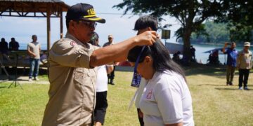 Wabup Toba Apresiasi Pelatihan Dasar TAGANA Unsur Rajawali