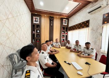 Khidmat dan Lancar, Rutan Kelas I Bandar Lampung Ikuti Pelantikan Pimpinan Tinggi Madya Secara Virtual