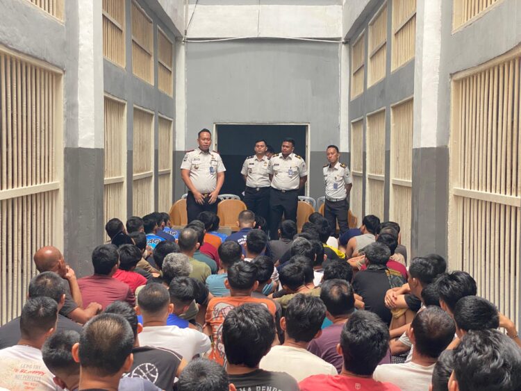 Operasi Simpatik Komitmen Bebas Halinar, Rutan Bandar Lampung Perkuat Integritas dan Ketertiban