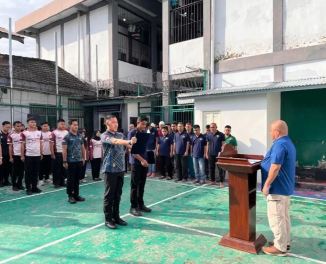 Pekan Olahraga Pegawai dan WBP Lapas Surulangun Rawas Meriahkan Hari Bakti Pemasyarakatan 2026