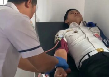 Lembaga Pemasyarakatan Surulangun Rawas Gelar Aksi Donor Darah Peringati Hari Bakti ke-62