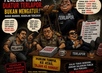Kasus Jalan di Tempat, Publik Soroti Kinerja Penyidik: Aparat Penegak Hukum Jangan Sampai Terlihat “Diatur” Terlapor