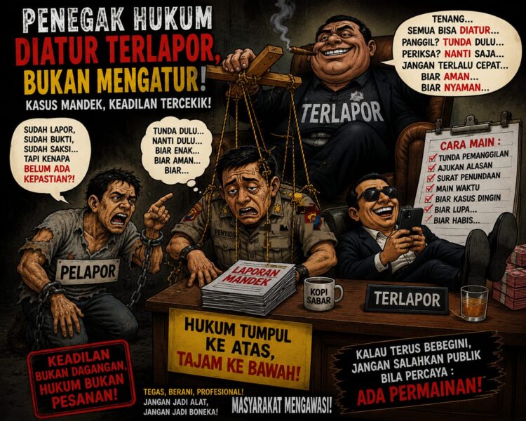Kasus Jalan di Tempat, Publik Soroti Kinerja Penyidik: Aparat Penegak Hukum Jangan Sampai Terlihat “Diatur” Terlapor
