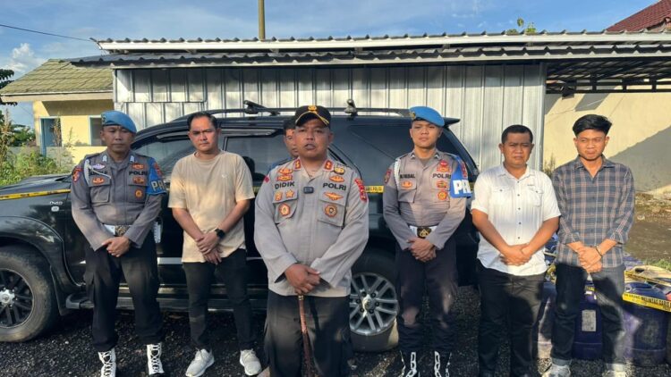 Polisi Amankan Diduga Pelaku Penyalahgunaan BBM Bersubsidi Hampir 1 Ton di Pakuan Ratu