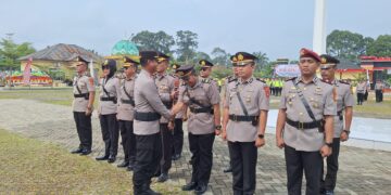 Polres Muratara Gelar Serah Terima Jabatan dan Mutasi Pejabat