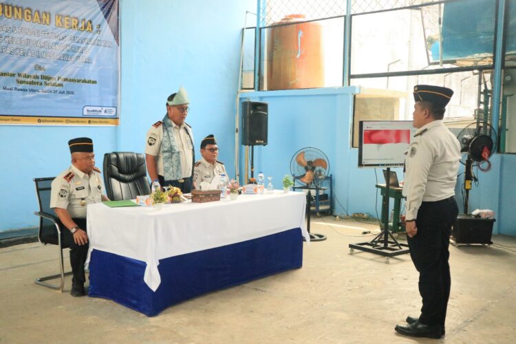 Kakanwil Ditjenpas Sumsel Kunjungi Lapas Surulangun Rawas, Tekankan Profesionalitas Meski Terbatas SDM