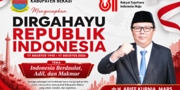 Kepala Dinas Kesehatan Kabupaten Bekasi Mengucapkan Dirgahayu Republik Indonesia ke-81