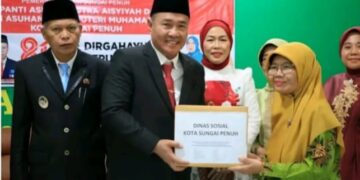 Anjangsana Panti Asuhan Aisyiyah, Wali Kota Alfin Serahkan Bantuan Rp100 Juta di Momentum HUT ke-81 RI