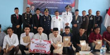 Peringatan HUT ke-81 RI di Lapas Surulangun Rawas Dihiasi Penyerahan Remisi, 3 Warga Binaan Langsung Bebas
